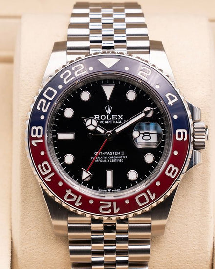 2025 Rolex GMT-Master II "Pepsi" 40MM Black Dial Jubilee Bracelet (126710BLRO)