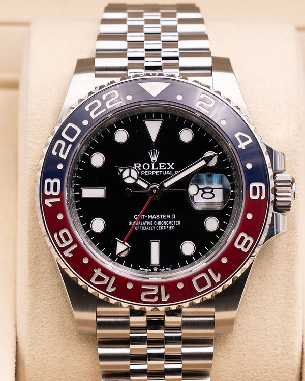 2025 Rolex GMT-Master II "Pepsi" 40MM Black Dial Jubilee Bracelet (126710BLRO)