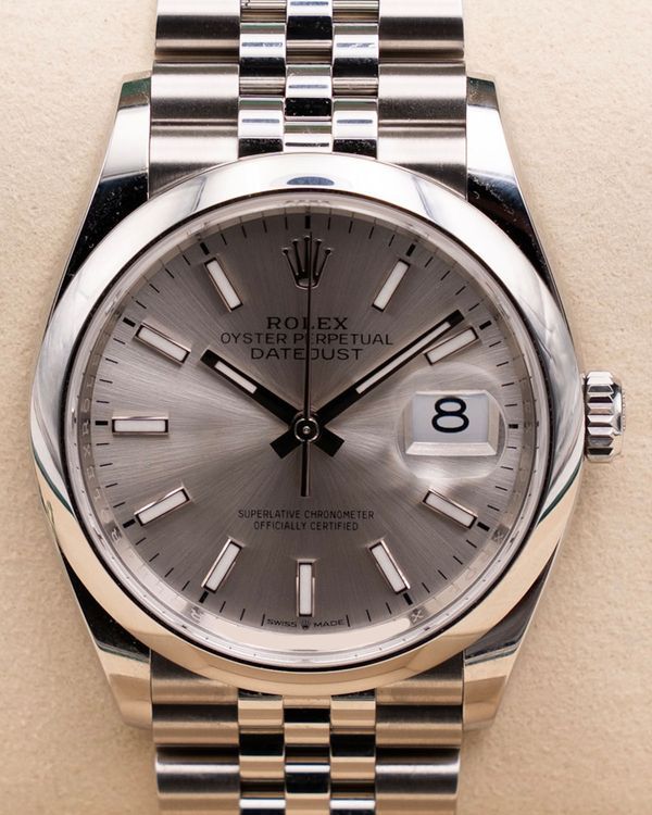 2026 Rolex Datejust 36MM Silver Dial Jubilee Bracelet (126200)