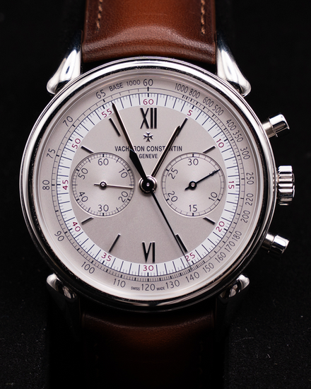 2022 Vacheron Constantin Historiques "Cornes de Vache 1955" 38.5MM Silver Dial Leather Strap (5000H/000A-B582)