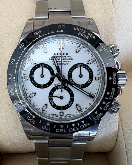 2017 Rolex Cosmograph Daytona "Panda" 40MM White Dial Oyster Bracelet (116500LN)
