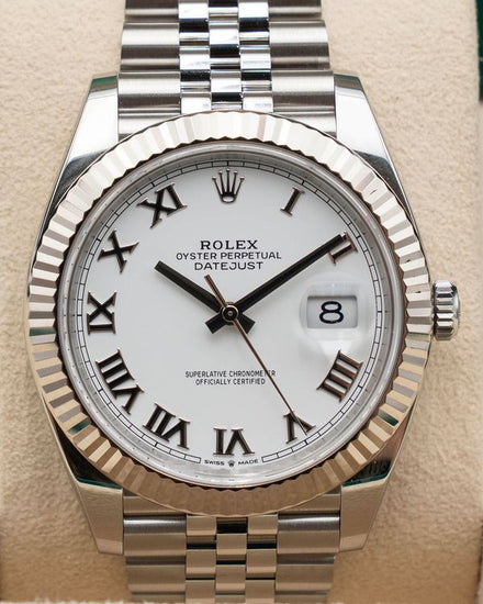 2025 Rolex Datejust 41MM White Dial Jubilee Bracelet (126334)