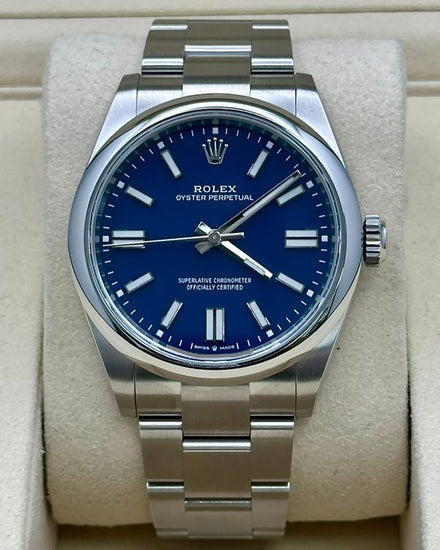 2026 Rolex Oyster Perpetual 41MM Blue Dial Oyster Bracelet (134300)