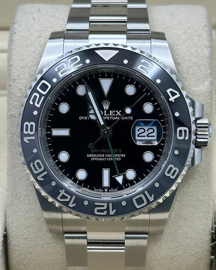 2026 Rolex GMT-Master II "Bruce Wayne" 40MM Black Dial Oyster Bracelet (126710GRNR)