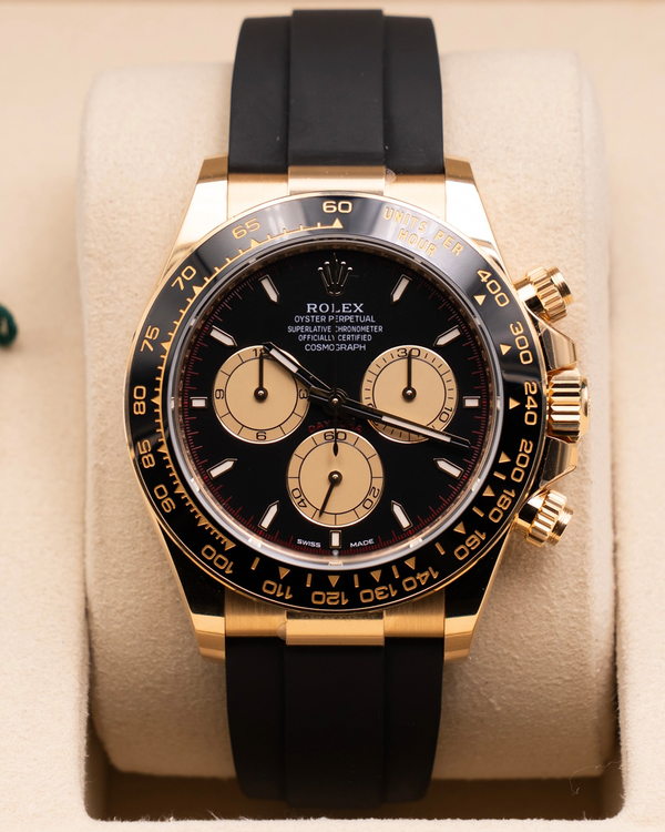 2025 Rolex Cosmograph Daytona 40MM Black Dial Oysterflex Strap (126518LN)