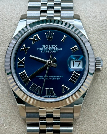 2024 Rolex Datejust 31MM Blue Dial Jubilee Bracelet (278274)