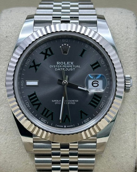 2026 Rolex Datejust "Wimbledon" 41MM Slate Dial Jubilee Bracelet (126334)