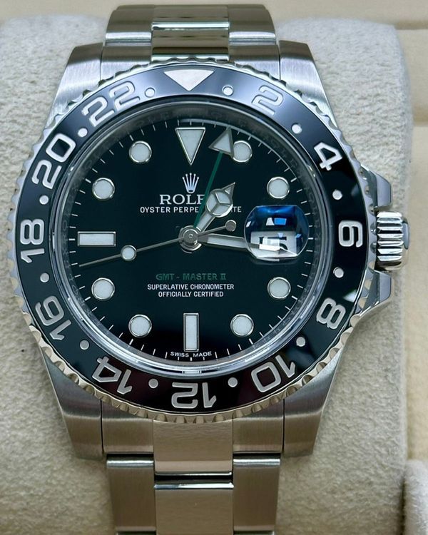 2017 Rolex GMT-Master II 40MM Black Dial Oyster Bracelet (116710LN)