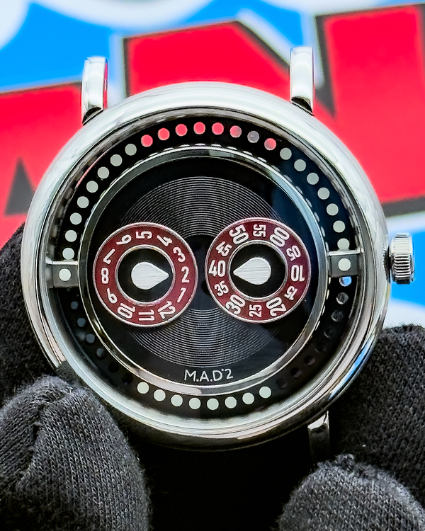 2026 MB&F MAD Edition 2 "Eric Giroud" L.E. 42MM Black Dial Leather Strap (M.A.D 2 R&B)
