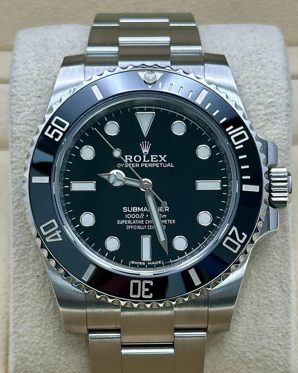 2018 Rolex Submariner No-Date 40MM Black Dial Oyster Bracelet (114060)