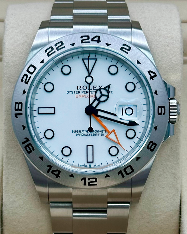 2026 Rolex Explorer II "Polar" 42MM White Dial Oyster Bracelet (226570)
