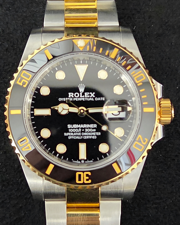 2021 Rolex Submariner Date 41MM Black Dial Two-Tone Oyster Bracelet (126613LN)