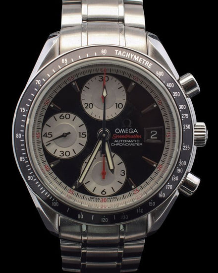 Omega Speedmaster Date 40MM Black Dial Steel Bracelet (3210.51.00)