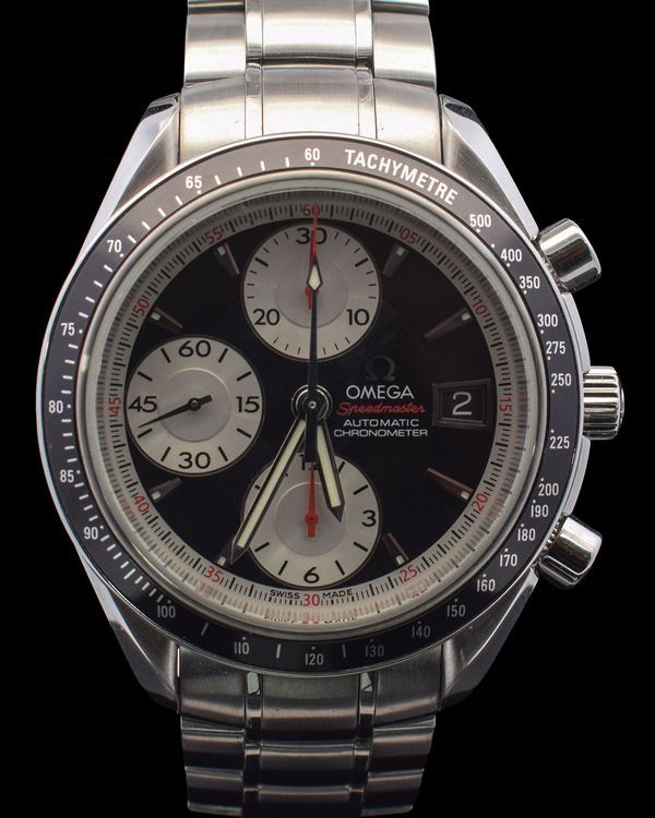 Omega Speedmaster Date 40MM Black Dial Steel Bracelet (3210.51.00)