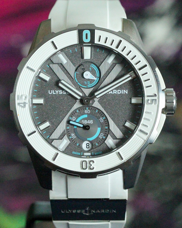 2021 Ulysse Nardin Diver X Antarctica L. E. 44MM Grey Dial Rubber Strap (1183-170LE-3/90-ANT)