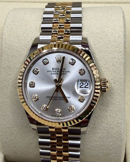 2026 Rolex Datejust 31MM Silver Dial Two-Tone Super Jubilee Bracelet (278273)