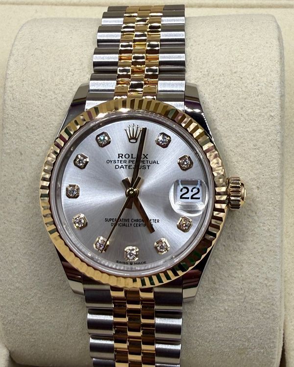 2026 Rolex Datejust 31MM Silver Dial Two-Tone Super Jubilee Bracelet (278273)