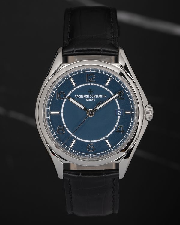 2021 Vacheron Constantin Fiftysix 40MM Blue Dial Leather Strap (4600E/000A-B487)