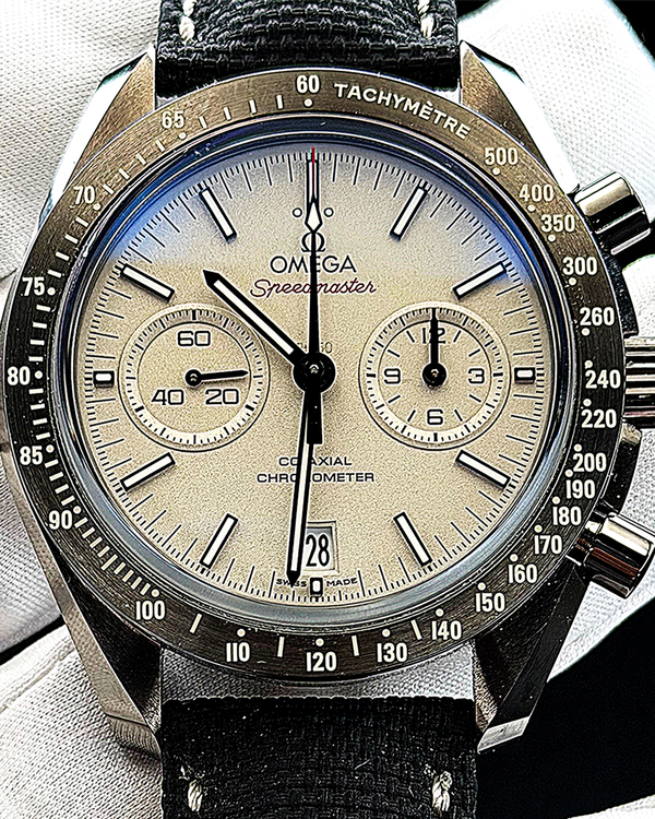 2021 Omega Speedmaster Dark Side of the Moon "Grey Side of the Moon" 44.25MM Grey Dial Leather Strap (311.93.44.51.99.001)