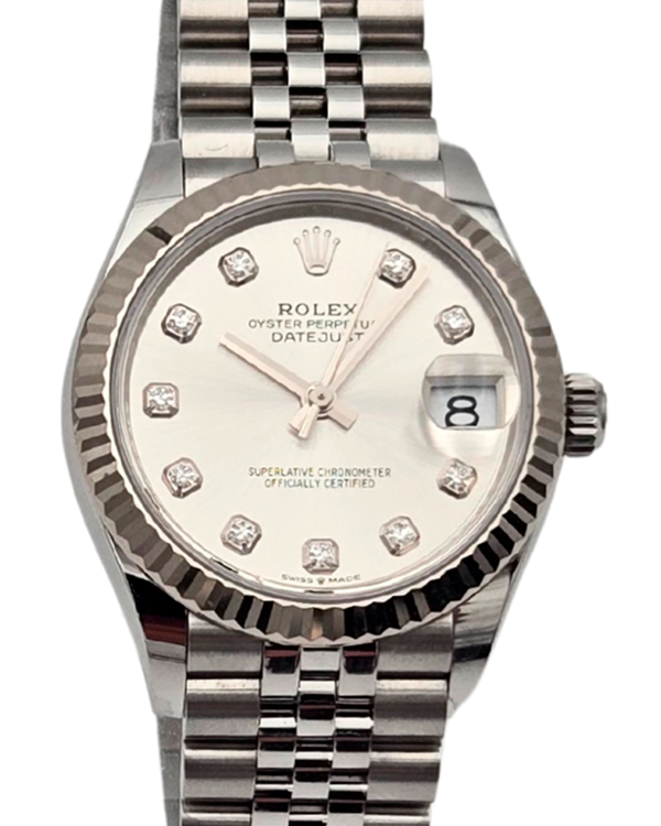 2025 Rolex Datejust 31MM Silver Dial Jubilee Bracelet (278274)