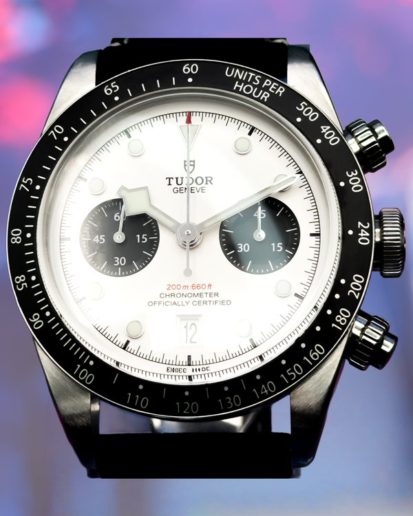 2021 Tudor Black Bay Chrono "Panda" 41MM White Dial Steel Bracelet (79360N)