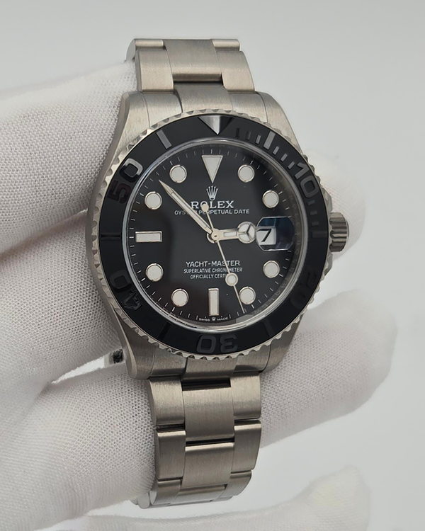 2026 Rolex Yacht-Master 42MM Black Dial Titanium Oyster Bracelet (226627)