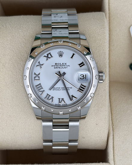 2019 Rolex Datejust 31MM White Dial Oyster Bracelet (178344)