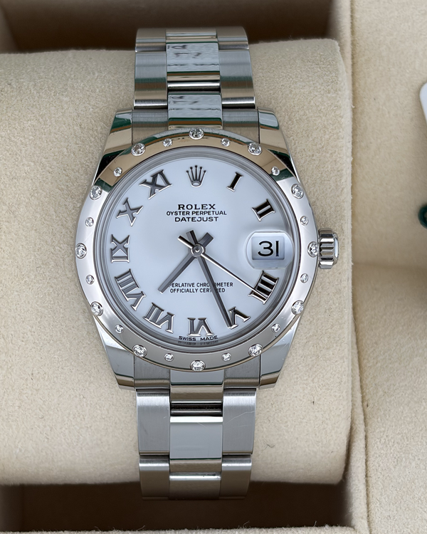 2019 Rolex Datejust 31MM White Dial Oyster Bracelet (178344)