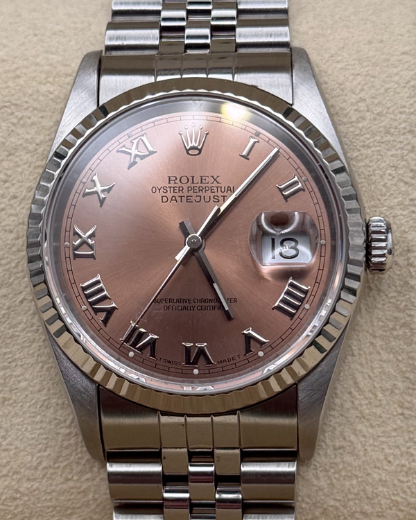 1994 Rolex Datejust 36MM Salmon Dial Jubilee Bracelet (16234)