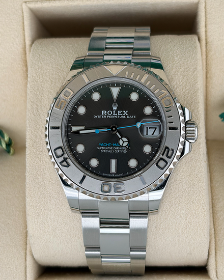 2020 Rolex Yacht-Master 37MM Rhodium Dial Oyster Bracelet (268622)