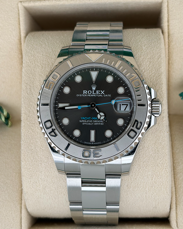 2020 Rolex Yacht-Master 37MM Rhodium Dial Oyster Bracelet (268622)