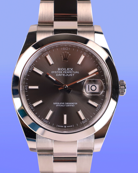 2026 Rolex Datejust 41MM Slate Dial Oyster Bracelet (126300)