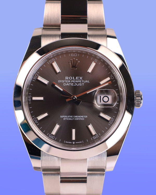 2026 Rolex Datejust 41MM Slate Dial Oyster Bracelet (126300)