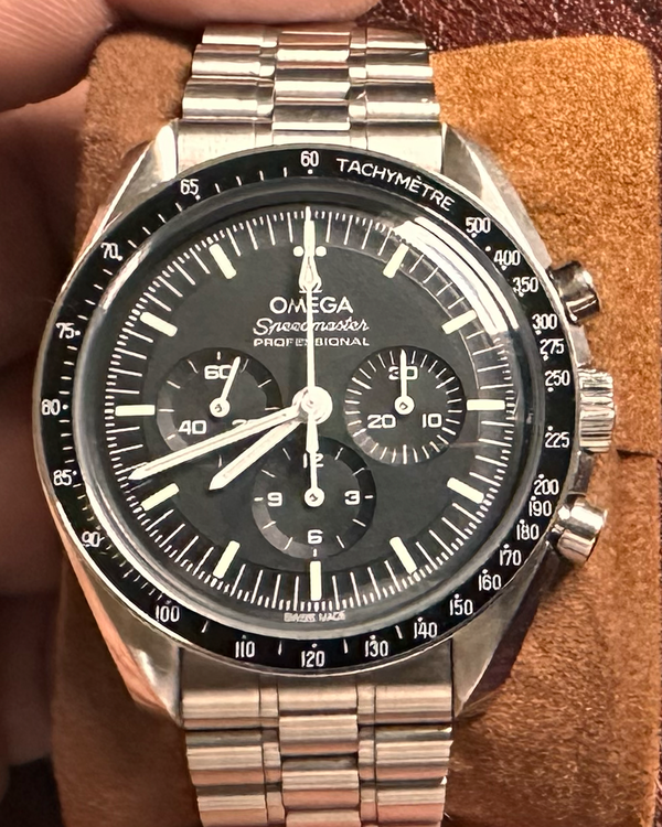 2026 Omega Speedmaster Professional Moonwatch 42MM Black Dial Steel Bracelet (310.30.42.50.01.001)