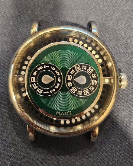 2025 MB&F MAD Edition 2 42MM Green Dial Leather Strap (M.A.D 2)