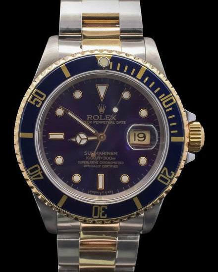 Rolex Submariner Date "Bluesy" 40MM Blue Dial Two-Tone Oyster Bracelet (16613LB)