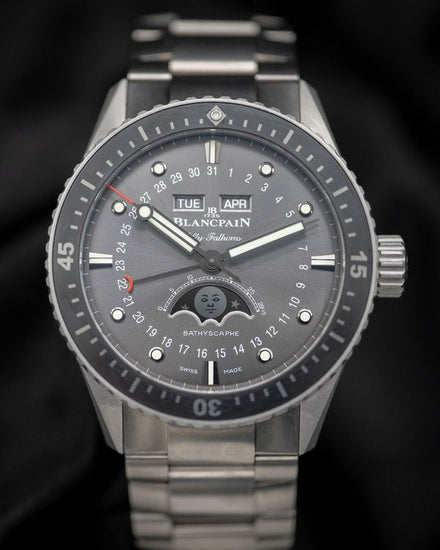 2024 Blancpain Fifty Fathoms 43MM Grey Dial Titanium Bracelet (5054-1210-98s)