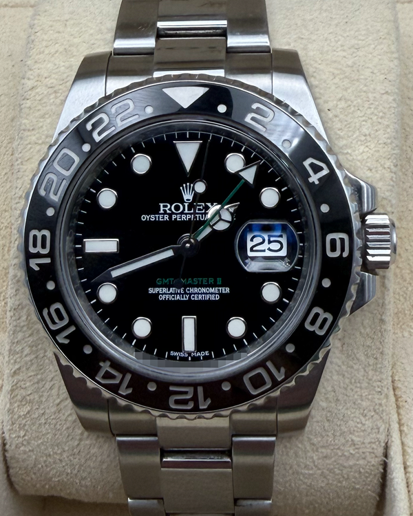 Rolex GMT-Master II 40MM Black Dial Oyster Bracelet (116710LN)