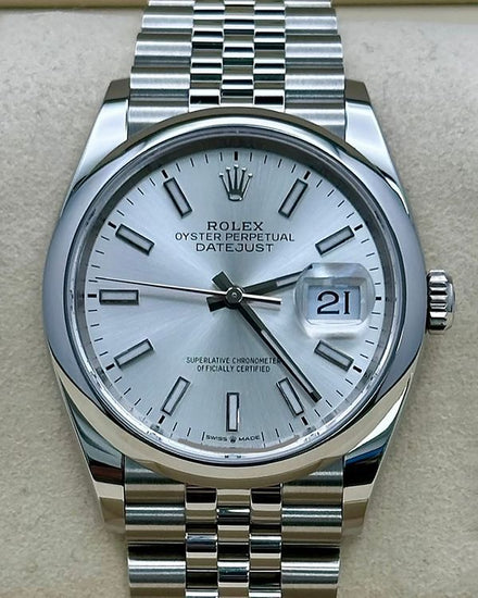 2024 Rolex Datejust 36MM Silver Dial Jubilee Bracelet (126200)