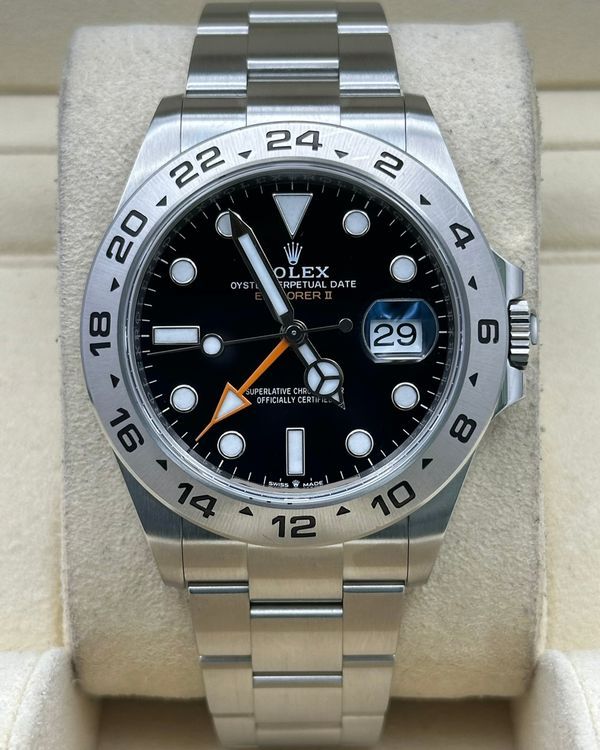 2022 Rolex Explorer II 42MM Black Dial Oyster Bracelet (226570)