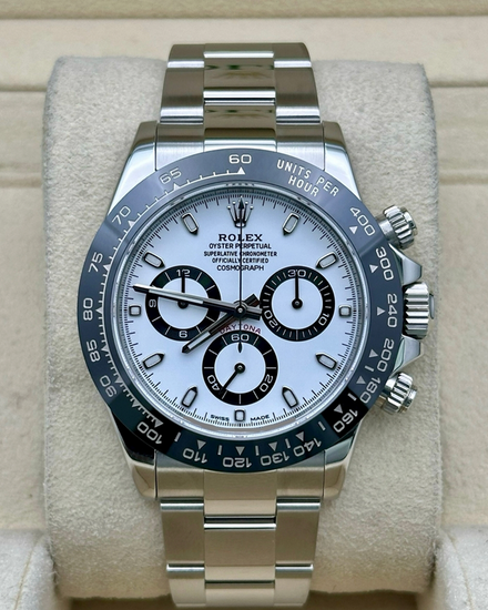 2016 Rolex Cosmograph Daytona "Panda" 40MM White Dial Oyster Bracelet (116500LN)
