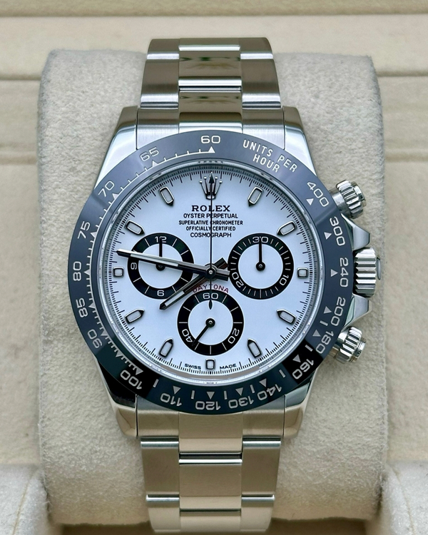 2016 Rolex Cosmograph Daytona "Panda" 40MM White Dial Oyster Bracelet (116500LN)