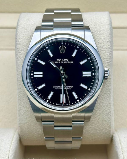 2023 Rolex Oyster Perpetual 41MM Black Dial Oyster Bracelet (124300)