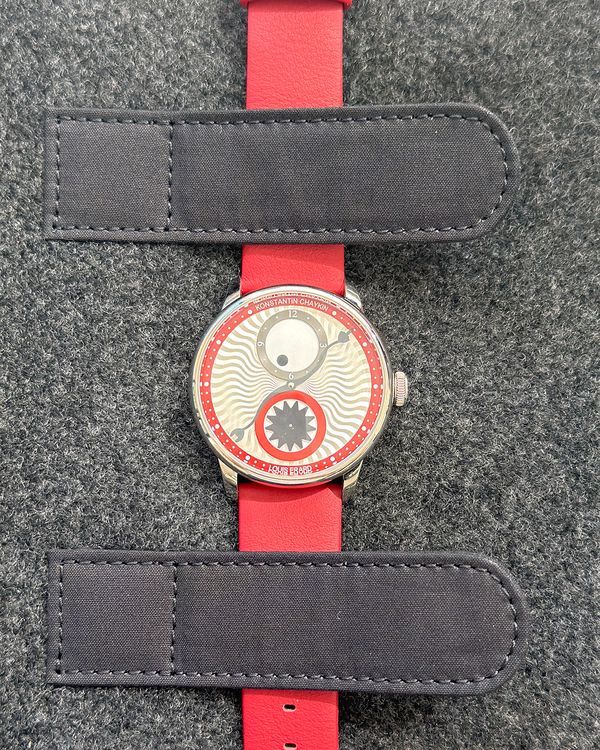2023 Louis Erard X Konstantin Chaykin 42MM Silver Dial Leather Strap (85248AA90)
