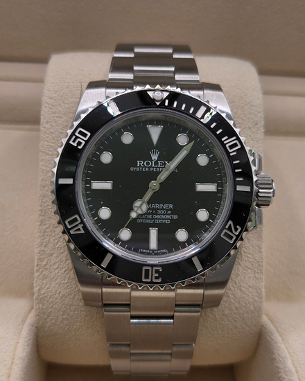 2016 Rolex Submariner No-Date 40MM Black Dial Oyster Bracelet (114060)