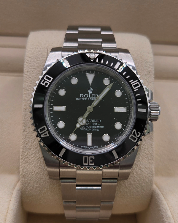 2016 Rolex Submariner No-Date 40MM Black Dial Oyster Bracelet (114060)