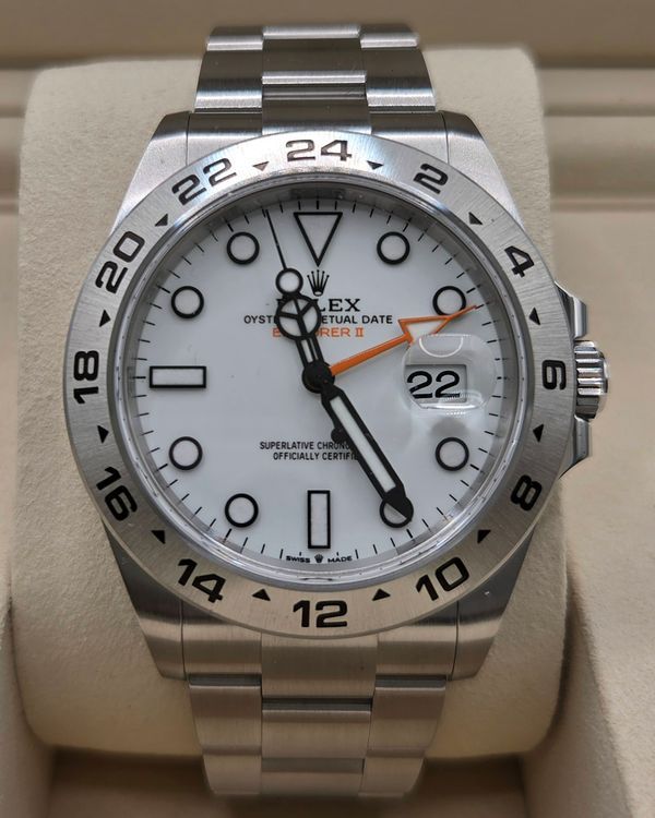 2026 Rolex Explorer II "Polar" 42MM White Dial Oyster Bracelet (226570)