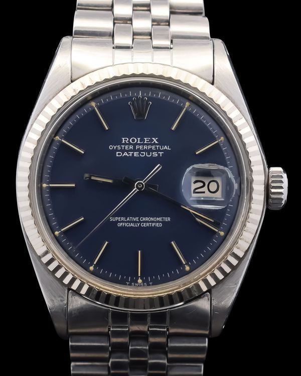 1972 Rolex Datejust 36MM Blue Dial Jubilee Bracelet (1601)
