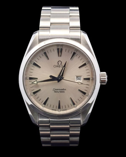 2007 Omega Seamaster Aqua Terra 150M 39.2MM Quartz Silver Dial Steel Bracelet (2517.30.00)