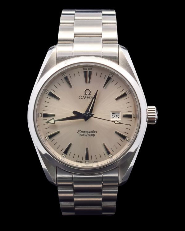2007 Omega Seamaster Aqua Terra 150M 39.2MM Quartz Silver Dial Steel Bracelet (2517.30.00)